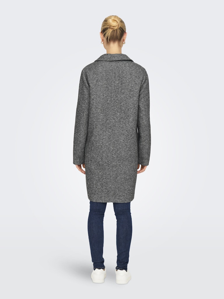 Only Damen Mäntel Dark Grey Melan