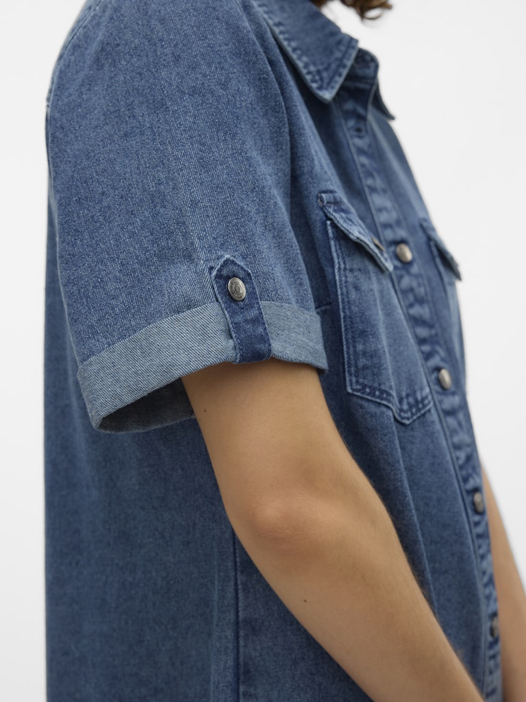 Vero Moda Damen Kleider Medium Blue Den