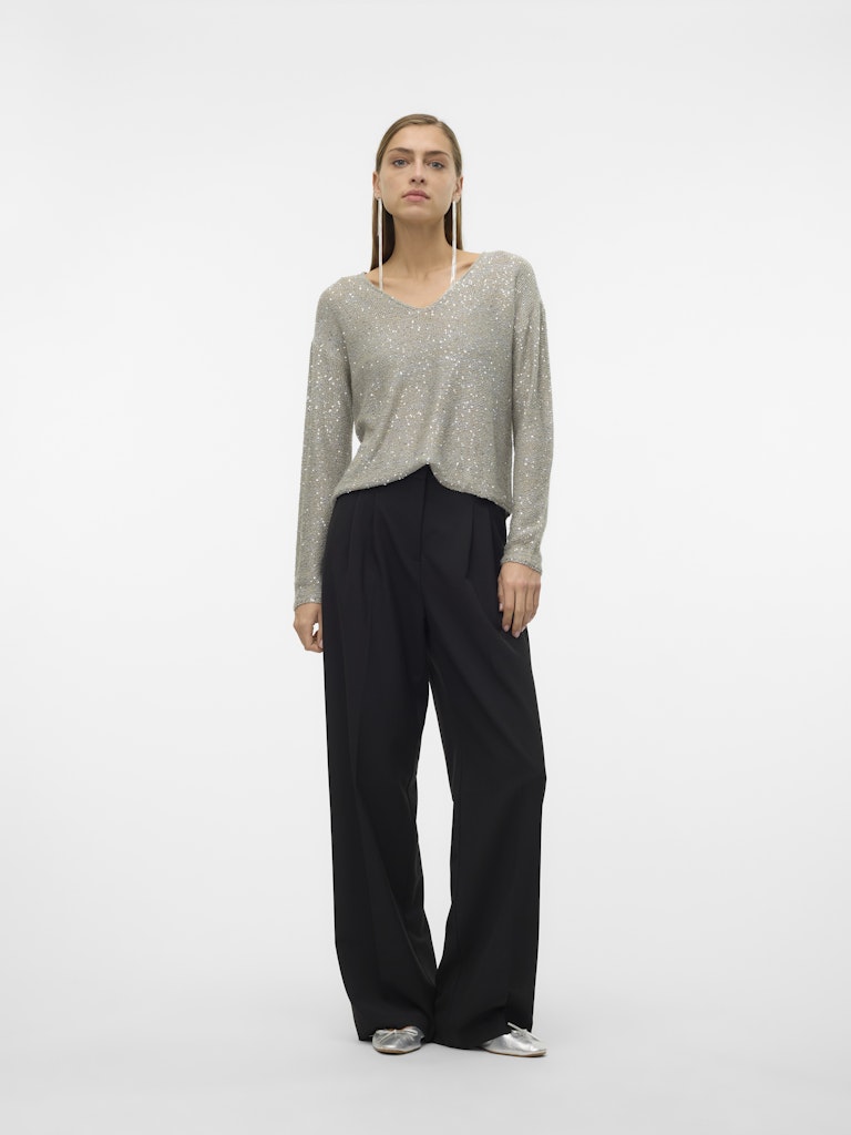 Vero Moda Damen Pullover Griffin/W. Silv