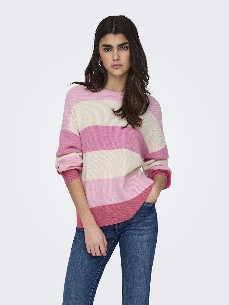 only Damen Pullover Pink Lady/W. Je