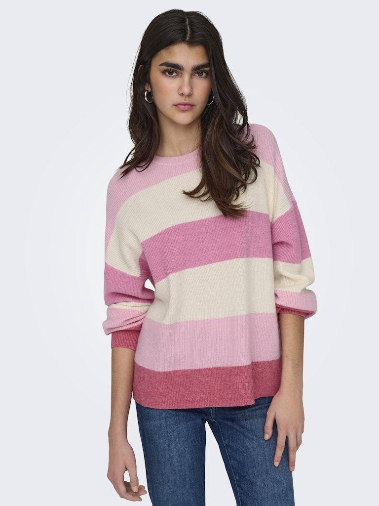 only Damen Pullover Pink Lady/W. Je