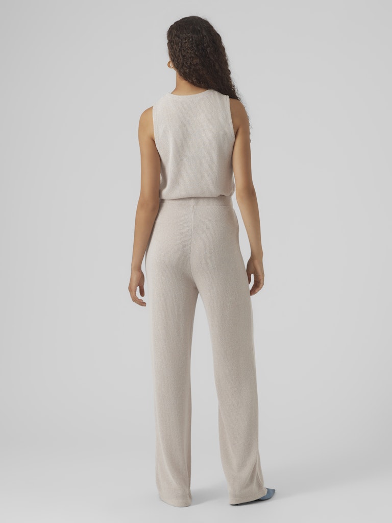 Vero Moda Damen Hosen Oatmeal