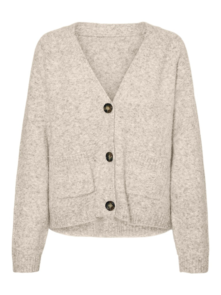 Vero Moda Damen Strickjacken Birch/Melange