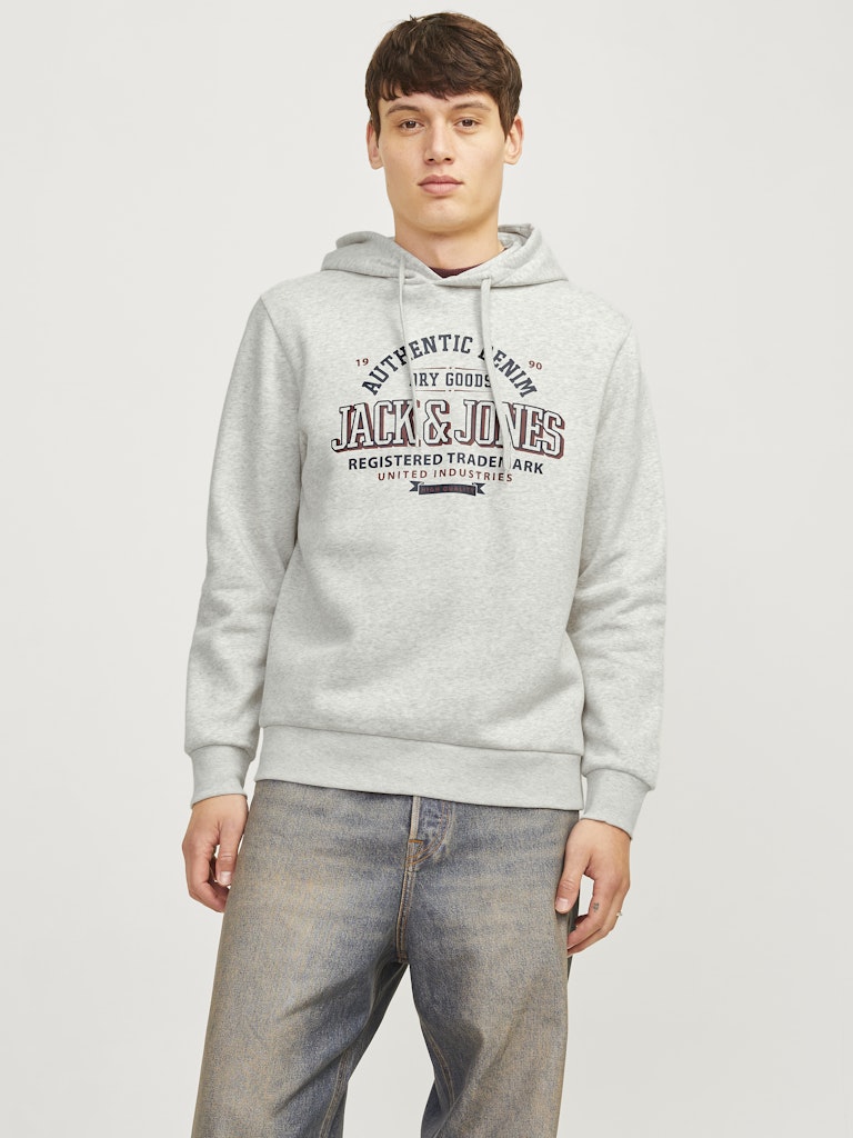 Jack & Jones Herren Sweatshirts White Melange