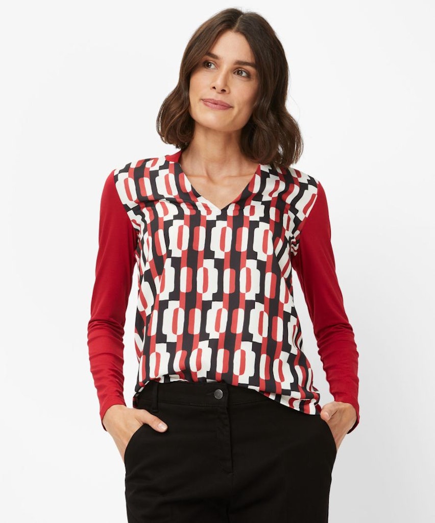 Brax Damen T-Shirts Carmine