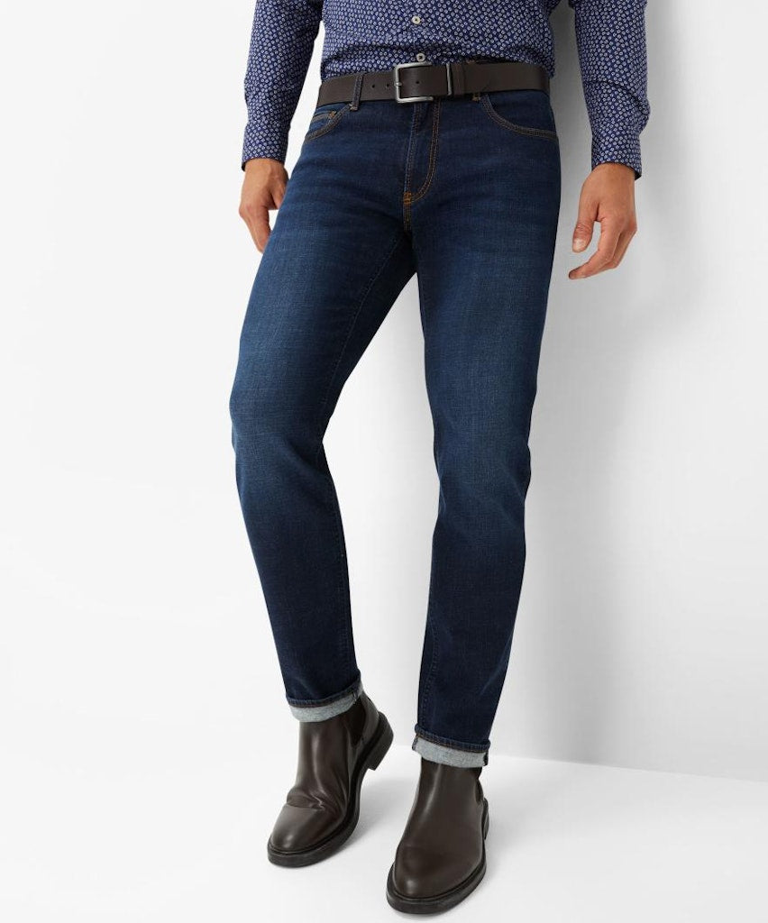 Brax Herren Jeans Dark Blue Us