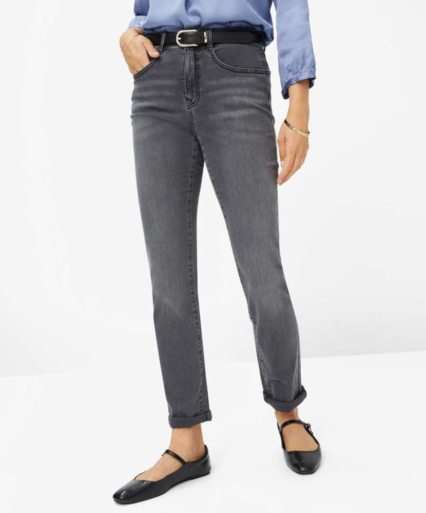Brax Damen Jeans Used Black Blac