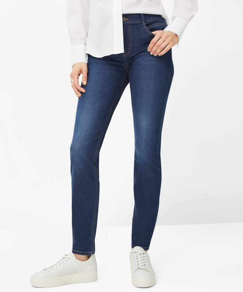 Brax Damen Jeans Used Regular Bl