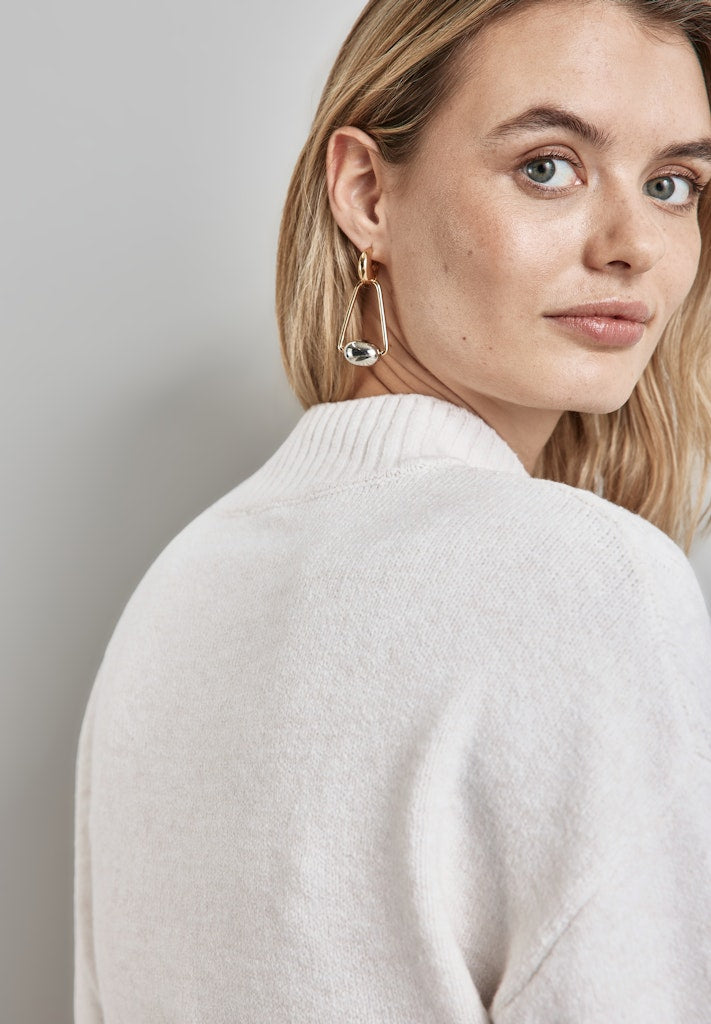 Street One Damen Pullover Cream Whi