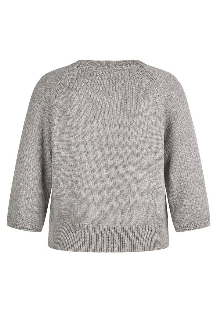 Le Comte Damen Pullover Silbergrau