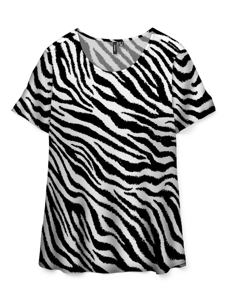 Vero Moda Damen T-Shirts Birch/Zebra