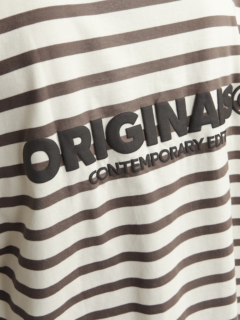 Jack & Jones Herren T-Shirts kurz Deep Taupe/Anti