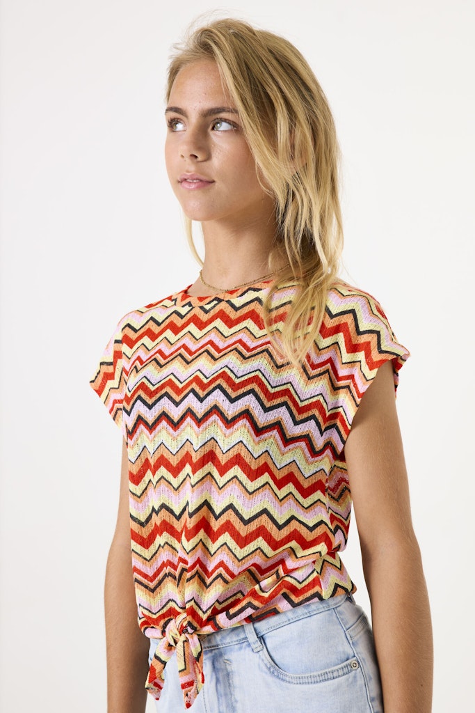 Garcia Mädchen T-Shirts & Tops Manderin Red