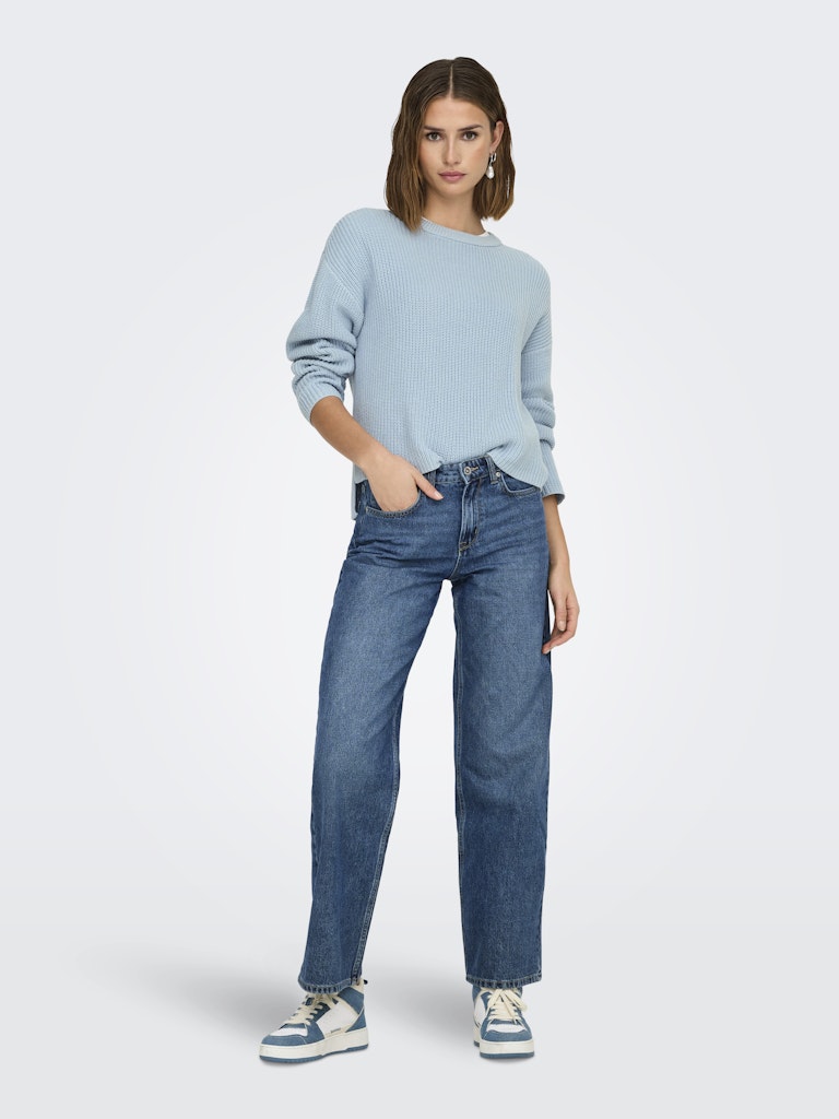 only Damen Pullover Cashmere Blue