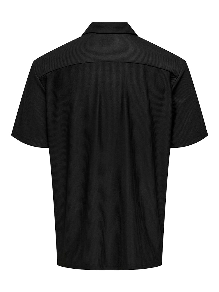 Only & Sons Herren Hemden lang Black