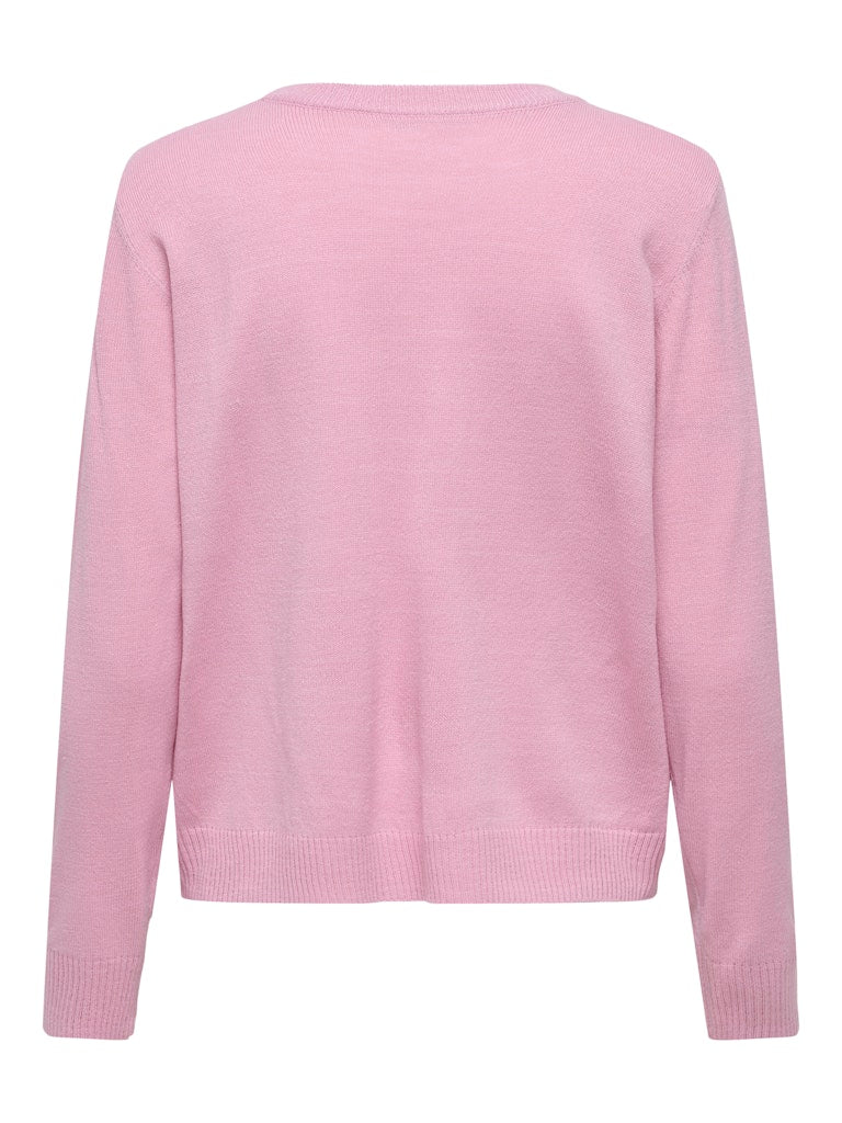 Only Damen Pullover Bleached Mauve/