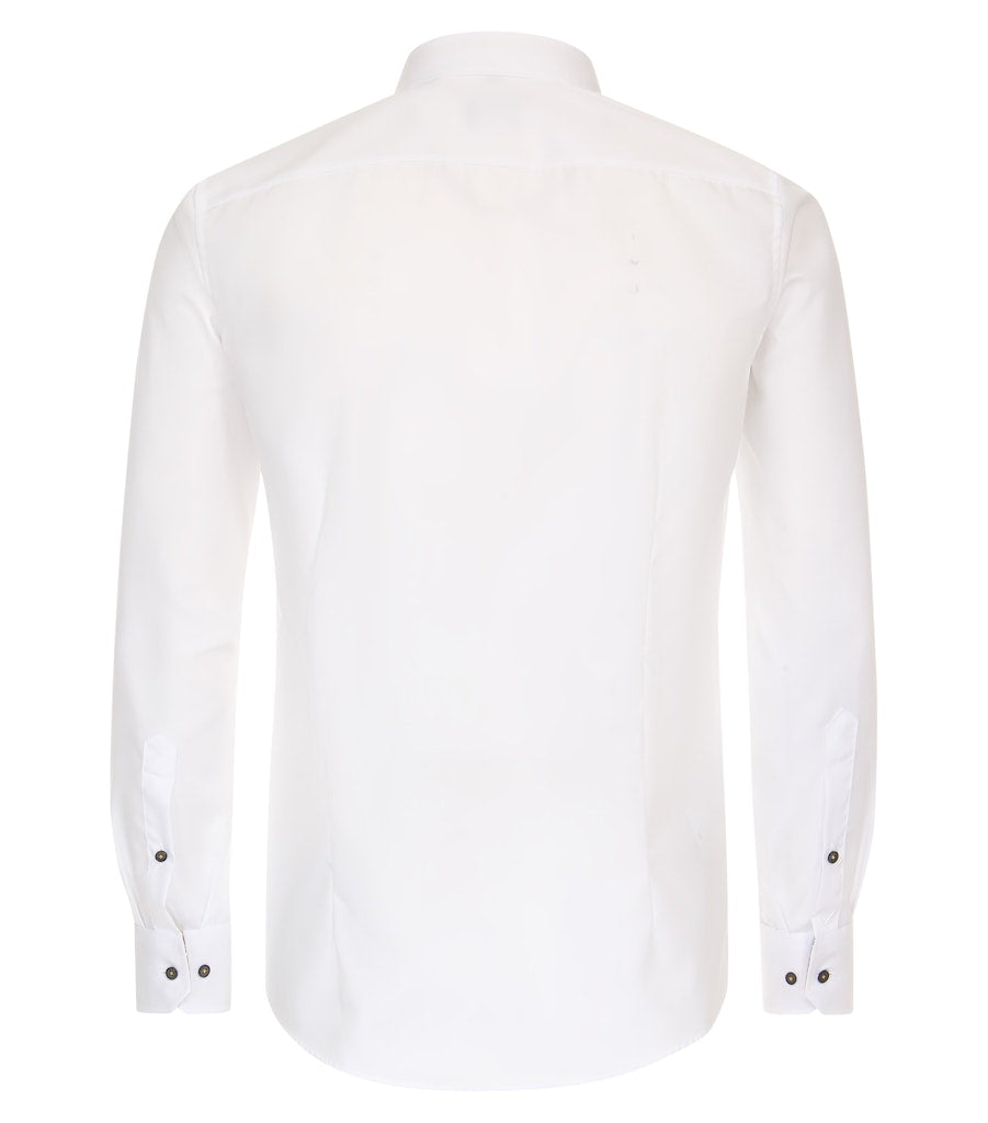 Casa Moda Herren Hemden lang Weiss