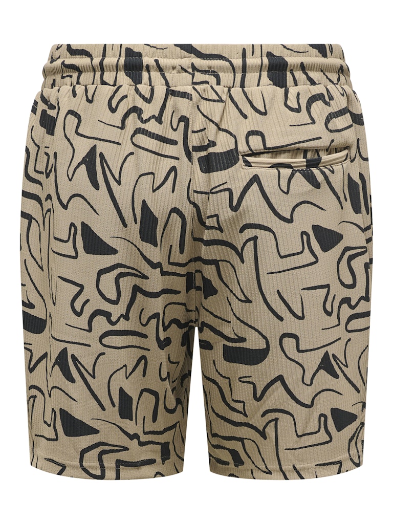 Only & Sons Herren Shorts Chinchilla/Blac