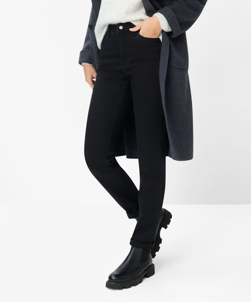 Brax Damen Jeans Clean Black Bla