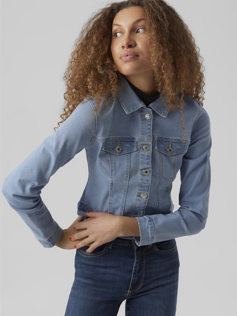 Vero Moda Damen Jacken Light Blue Deni