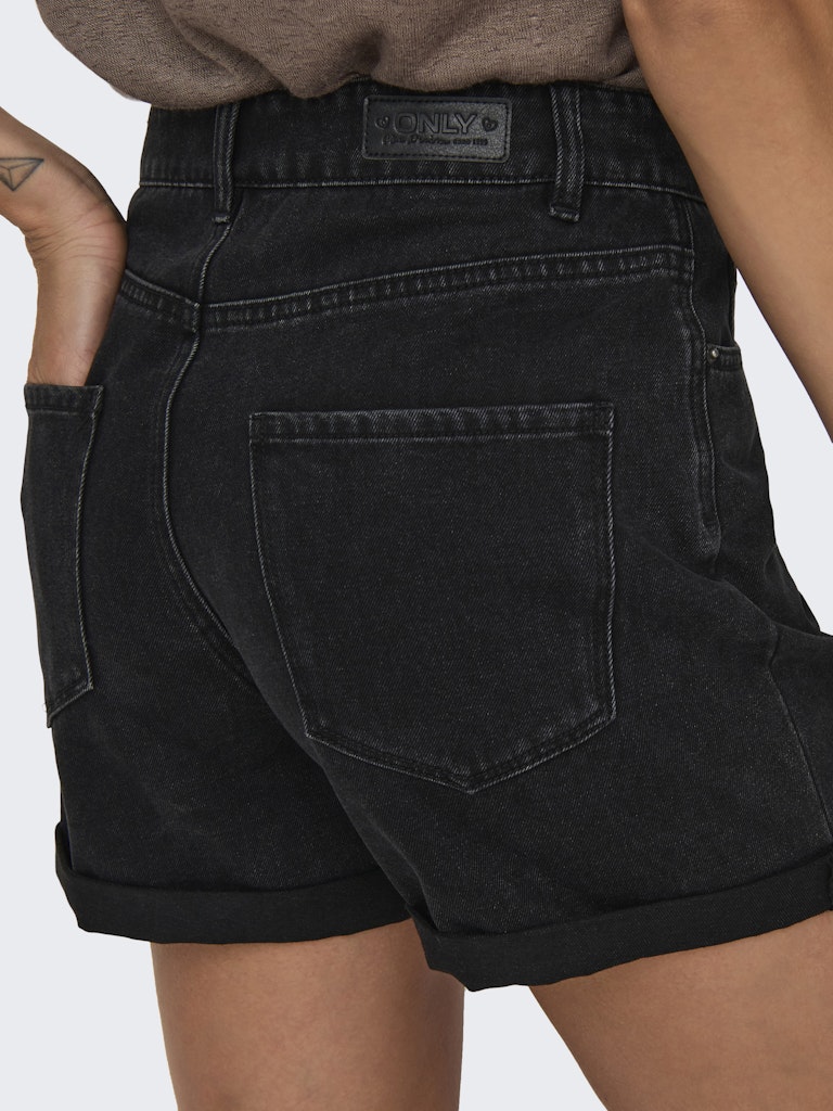 Only Damen Shorts Black Denim