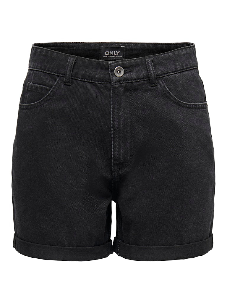 Only Damen Shorts Black Denim