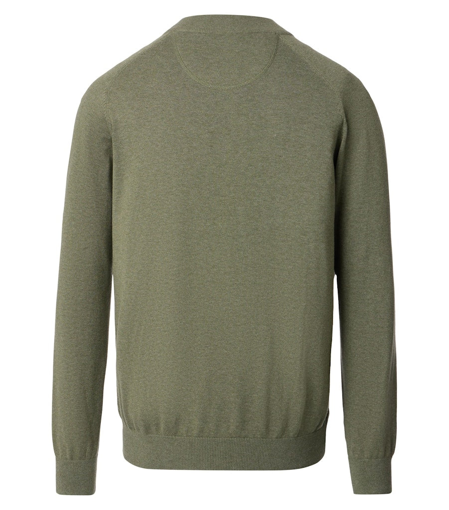 Casa Moda Herren Strickjacken Gruen