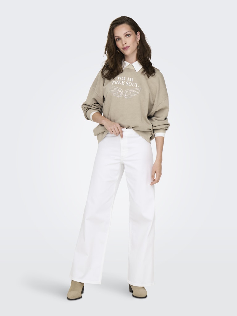 only Damen Sweatshirts Pure Cashmere/F