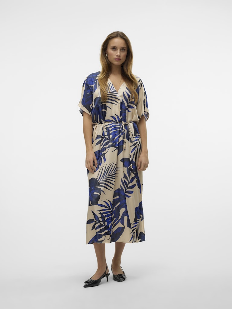 Vero Moda Damen Kleider Cloud Dancer/Le