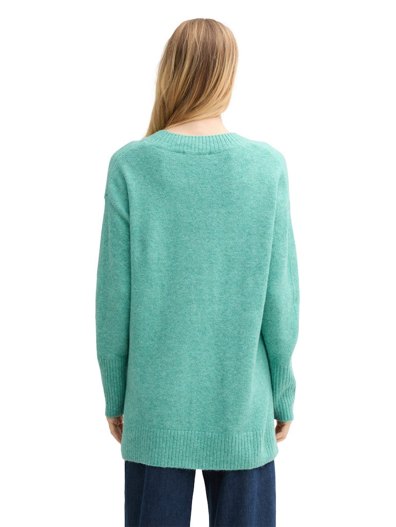 Tom Tailor denim Damen Pullover Pacific Teal Me