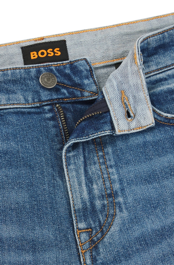 Boss Orange Herren Jeans Bright Blue