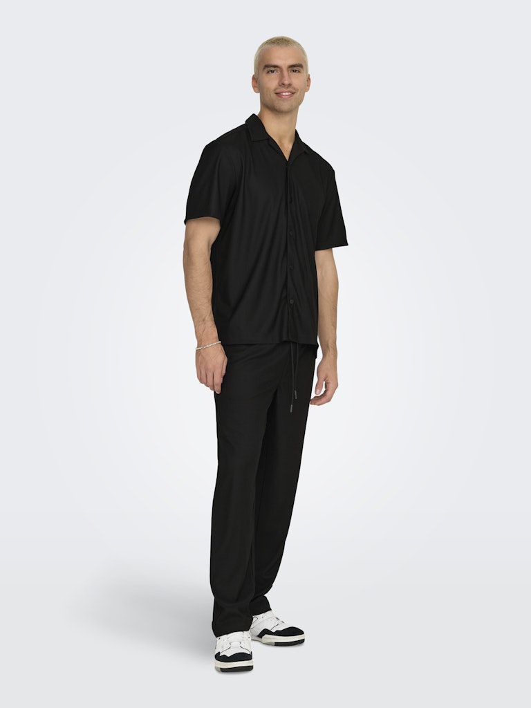 Only & Sons Herren Hemden lang Black