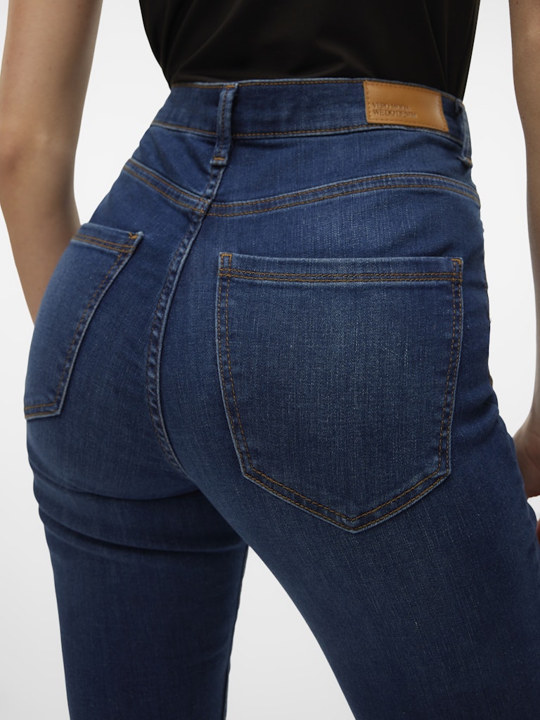Vero Moda Damen Jeans Medium Blue Den