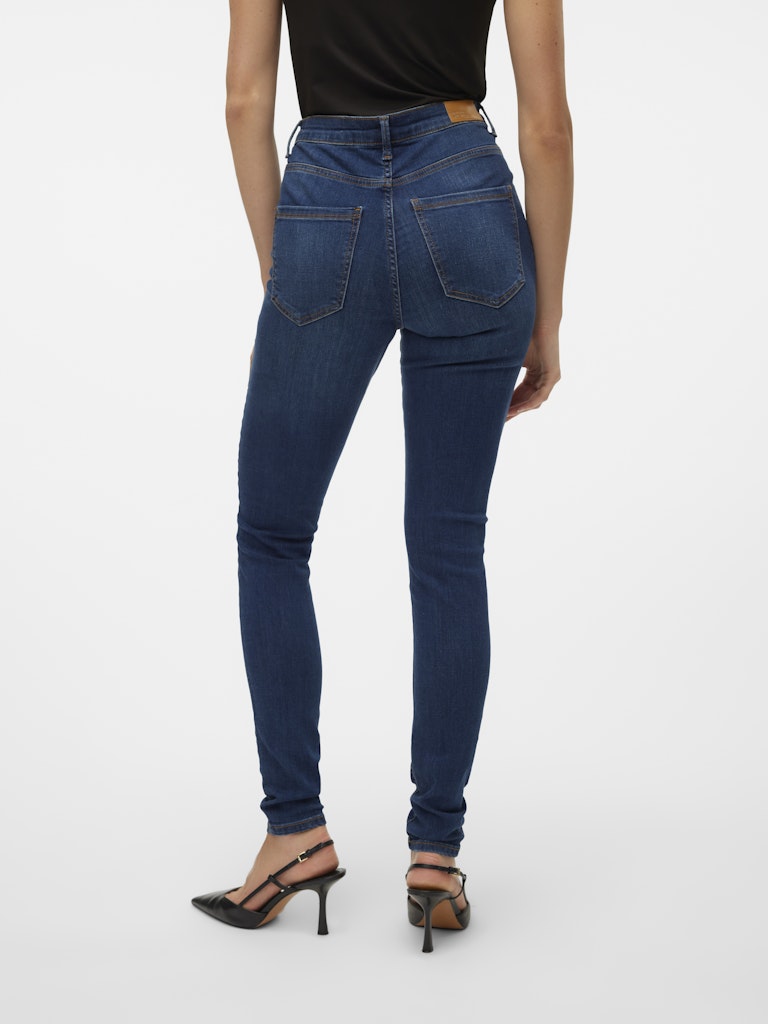 Vero Moda Damen Jeans Medium Blue Den