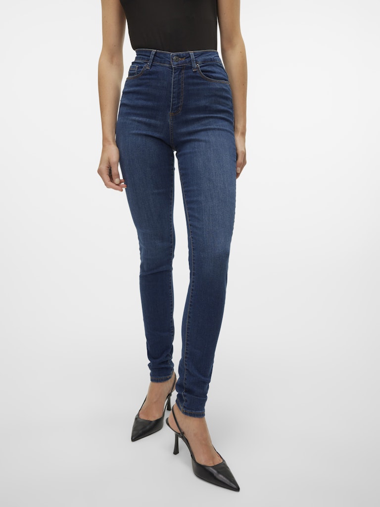 Vero Moda Damen Jeans Medium Blue Den