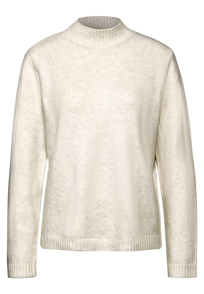 Street One Damen Pullover Cream Whi