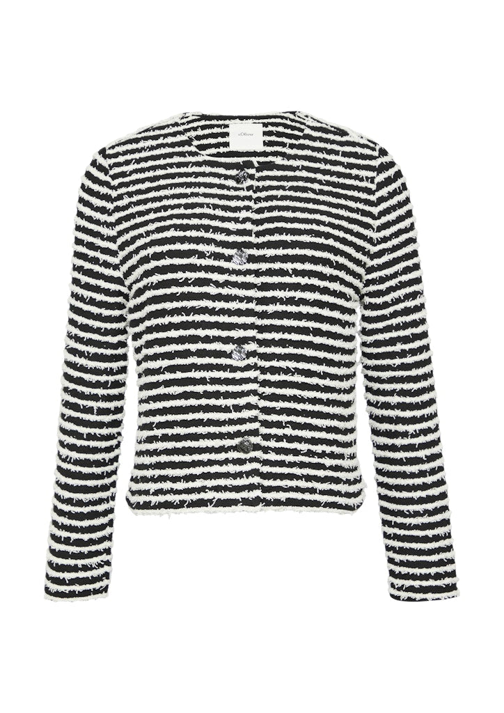 S. Oliver black Damen Blazer Grey/Black