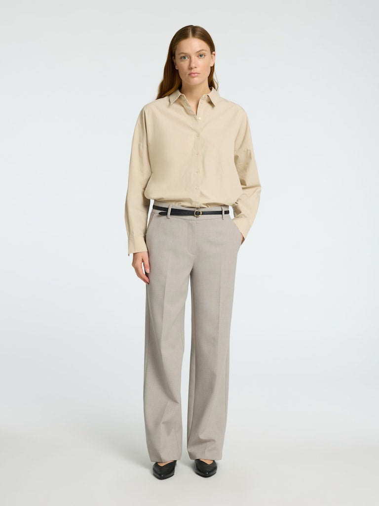 Selected Femme Damen Hosen Island Fossil/M