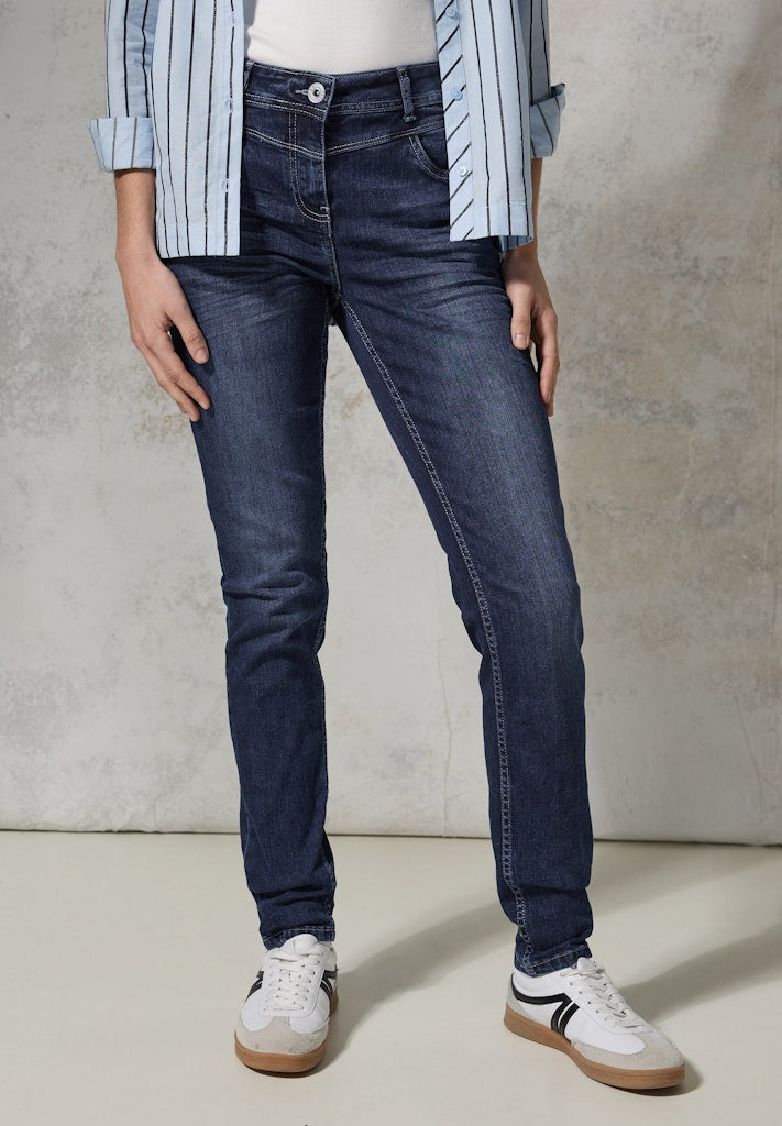 Cecil Damen Hosen Dark Blue