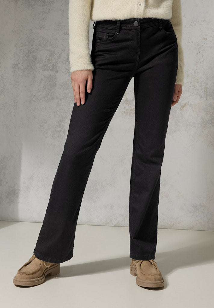 Cecil Damen Hosen Black