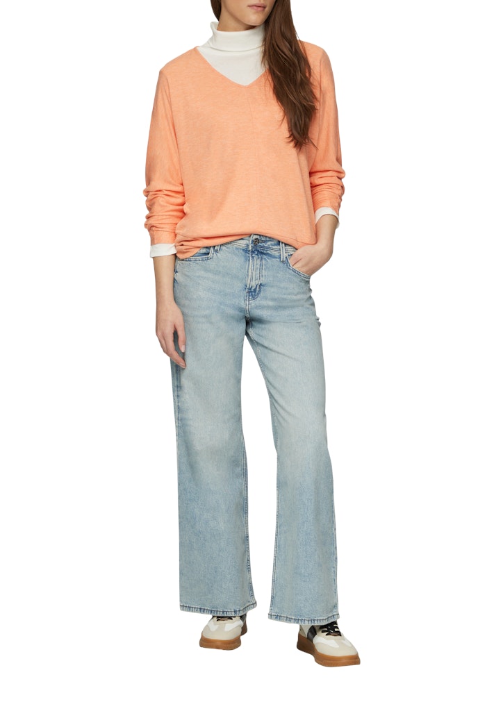 S. Oliver red Damen T-Shirts Orange