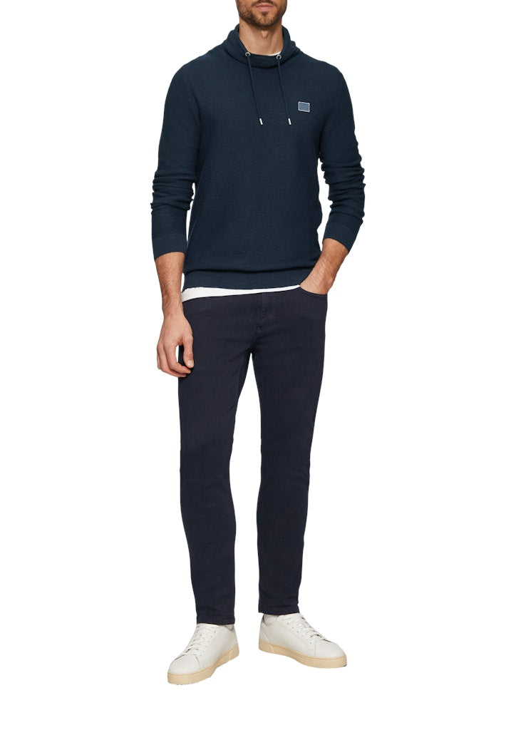 S. Oliver red Herren Pullover Blue