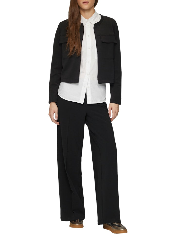 S. Oliver red Damen Hosen Grey/Black