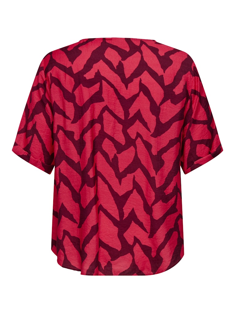 Only Caramkoma Damen T-Shirts Hibiscus/Graphi