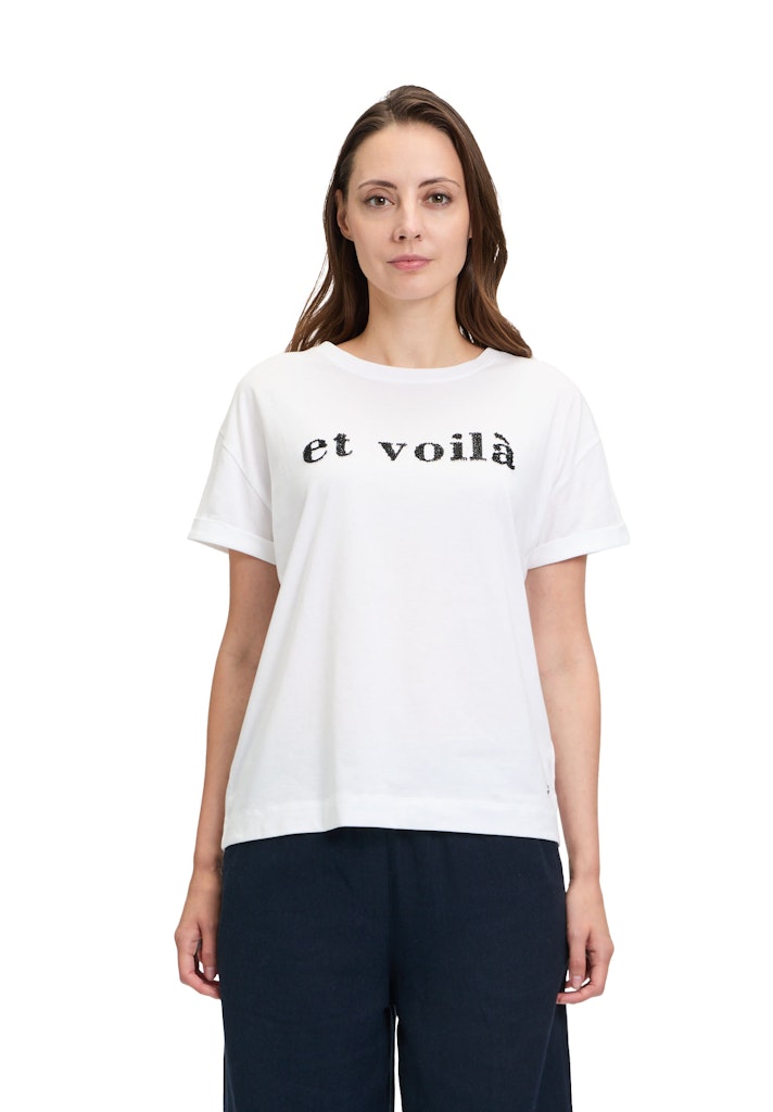 Betty & Co Damen T-Shirts Patch White/Dar