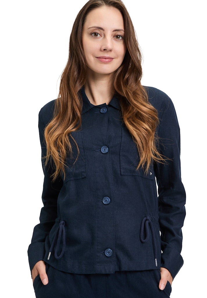 Betty & Co Damen Blazer Navy Blue