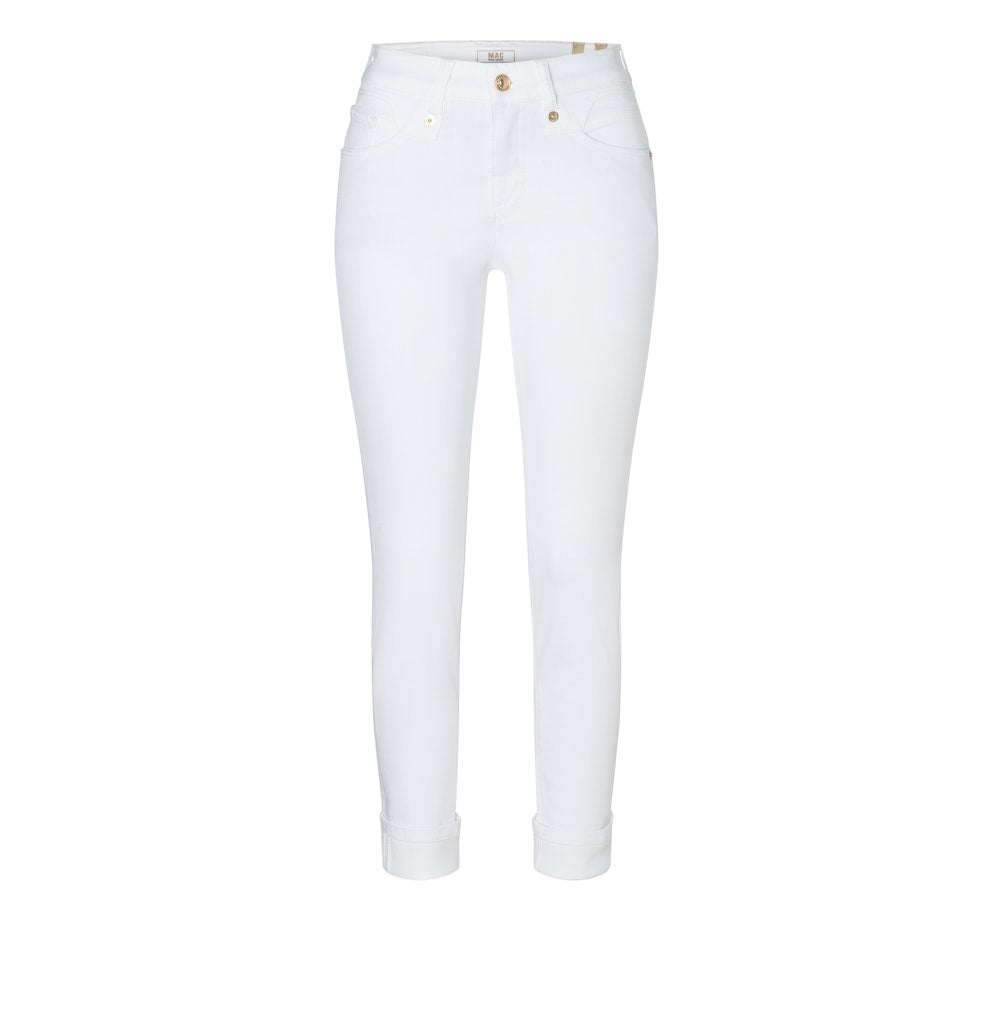 Mac Damen Jeans White Denim