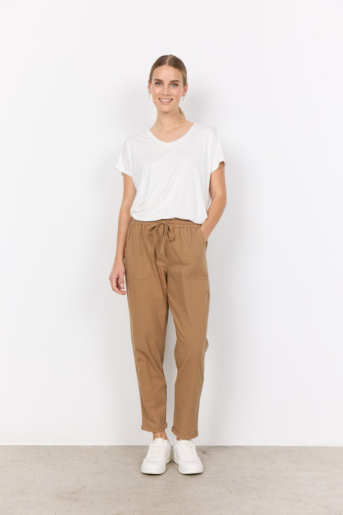 Soya Concept Damen Hosen Desert Brown