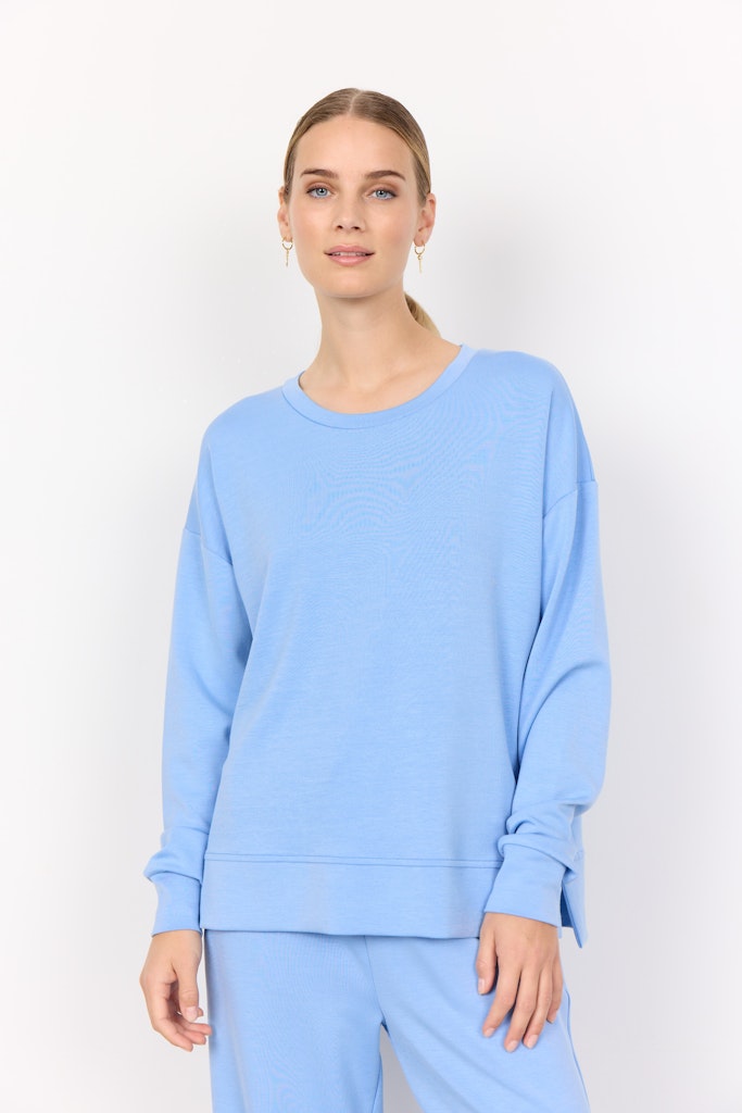 Soya Concept Damen Sweatshirts Air Blue