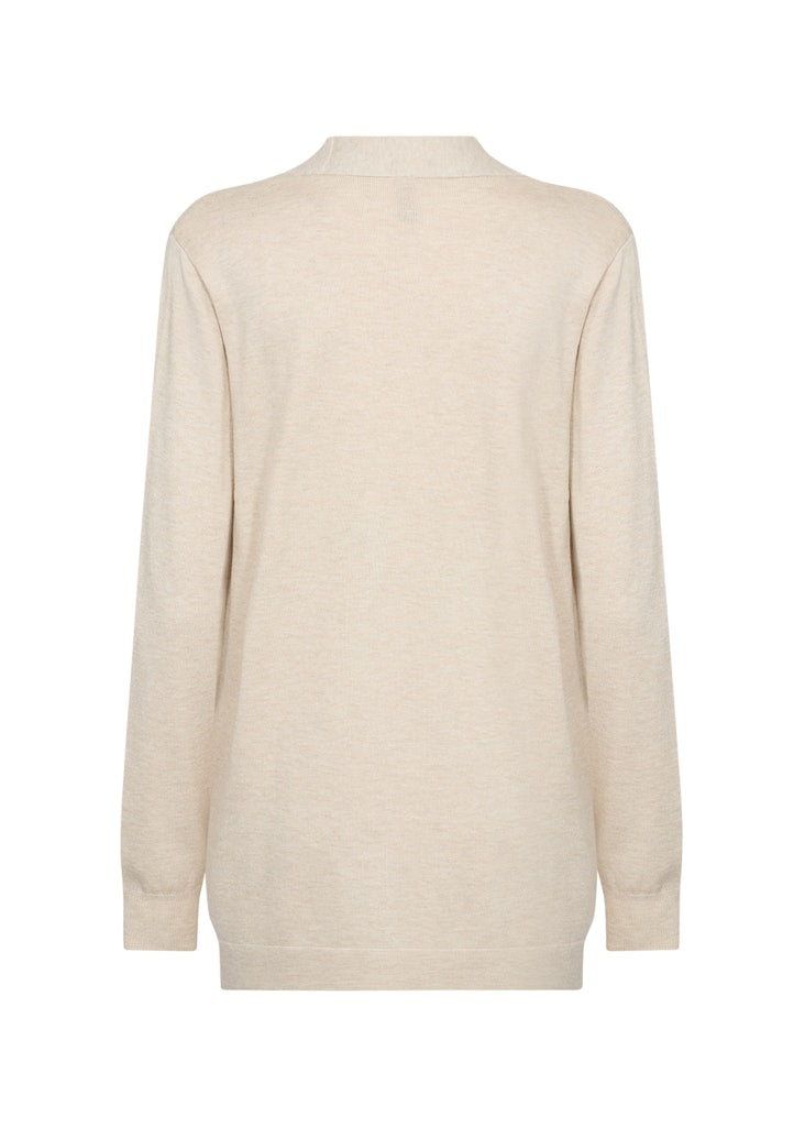 Soya Concept Damen Strickjacken Cream Melange